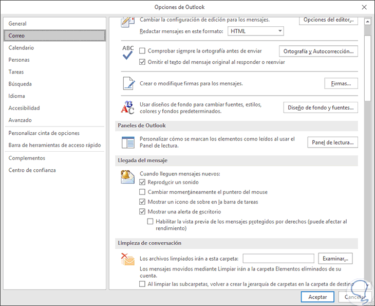 outlook 2016 reminders disable