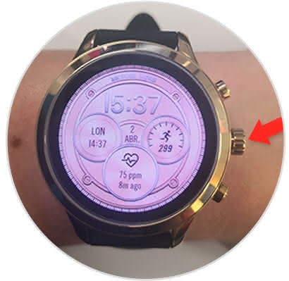 how to reset my mk smartwatch