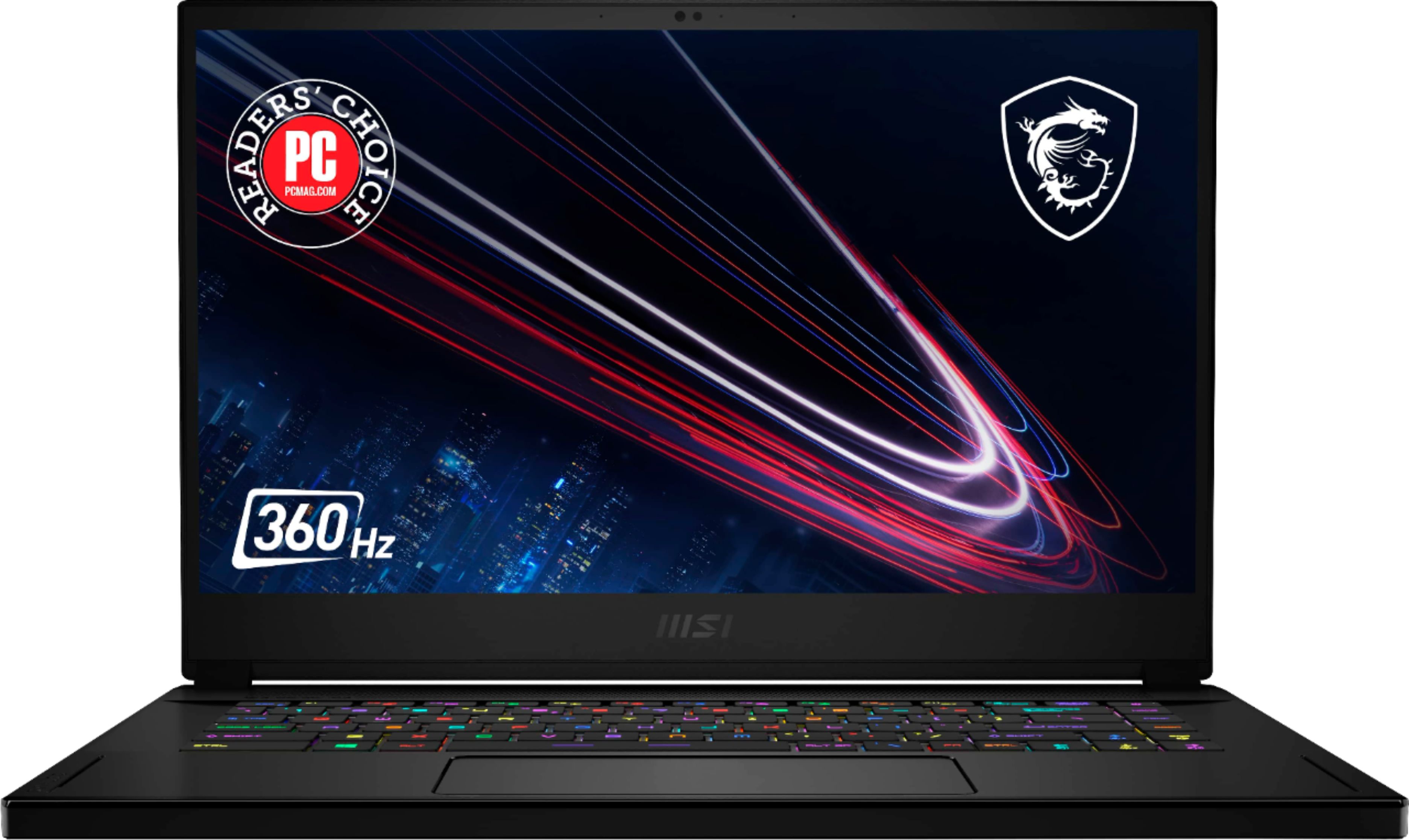 MSI gaming laptop with 360 Hz refresh rate.