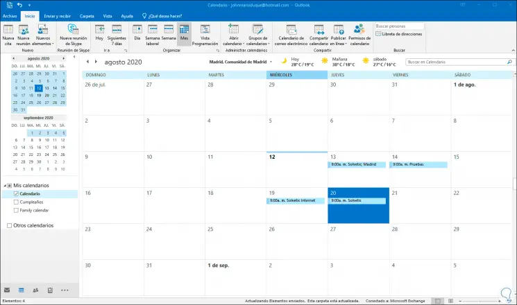 Change Colors Calendar Outlook 2019 2016