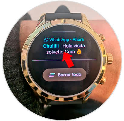 michael kors smartwatch text messages iphone