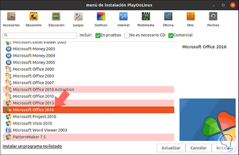 How to install Microsoft Office 2016 on Linux