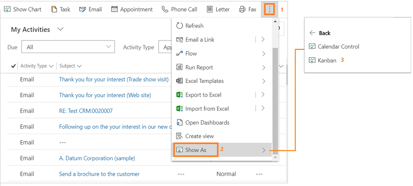 How to use Kanban views in Dynamics 365 -