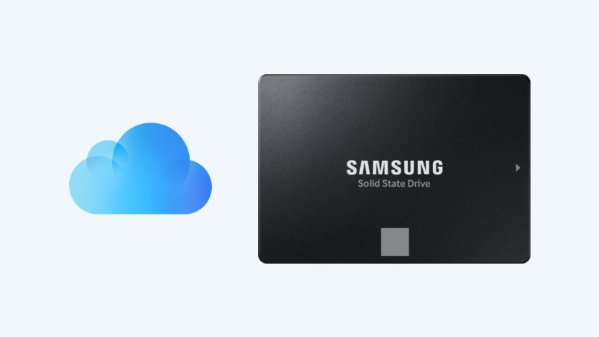 Cloud symbol and SSD