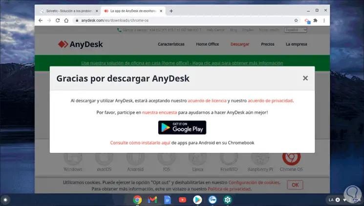 anydesk in play store
