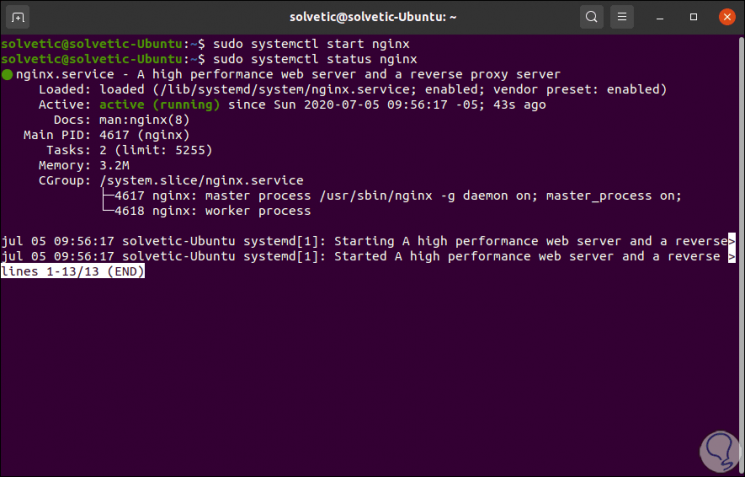How to install Nginx Web Server in Ubuntu 20.10