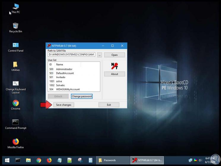 windows 10 password reset tool untimate boot cd