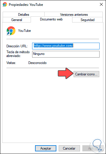 youtube shortcut on desktop