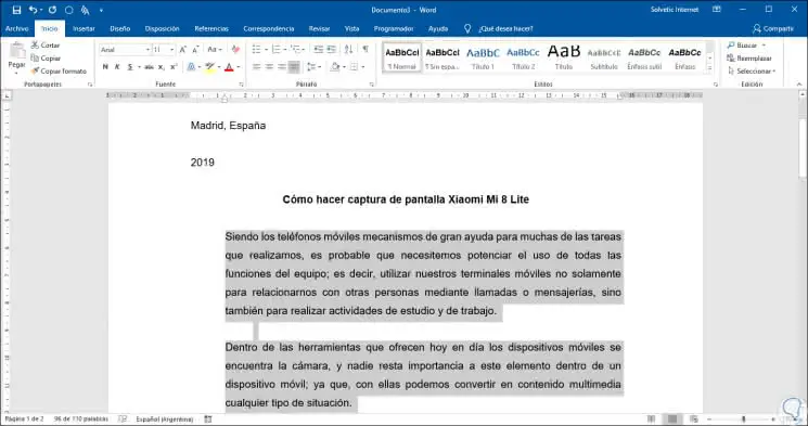 how to change the first line indent in word 2016