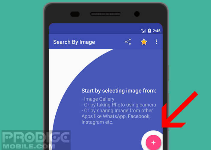 How to do reverse image search on a mobile